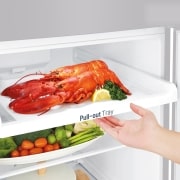 LG Frigorífico Dos Puertas, Clasificación F, Door Cooling, Total No Frost, Inox antihuellas , GTB382PZCMD