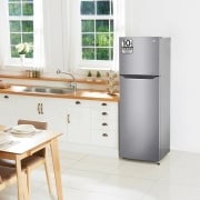 LG Frigorífico Dos Puertas, Clasificación F, Door Cooling, Total No Frost, Inox antihuellas , GTB382PZCMD