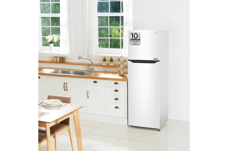 LG Frigorífico Dos Puertas, Clasificación F, Door Cooling, Total No Frost, Blanco, GTB382SHCMD