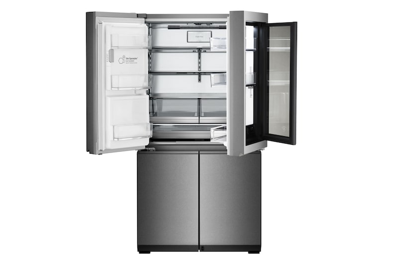 LG Frigorífico American Combi InstaView™ Door-in-Door™ 700L - Acero, LSR100