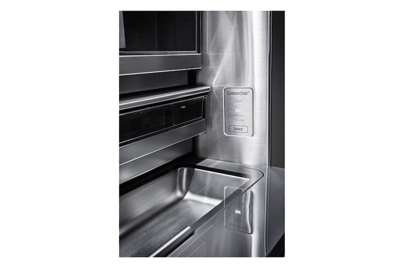 LG Frigorífico American Combi InstaView™ Door-in-Door™ 700L - Acero, LSR100