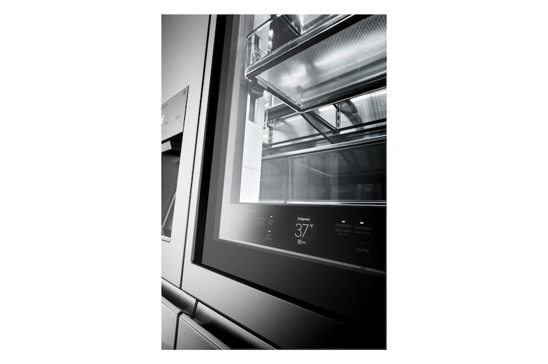 LG Frigorífico American Combi InstaView™ Door-in-Door™ 700L - Acero, LSR100