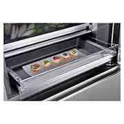 LG Frigorífico combi SIGNATURE (F, 1,79 metros, 387 litros, Puerta Instaview Door-in-Door, enfriamiento uniforme, apertura de puerta y cajones automática, Acabado en Acero Inoxidable), LSR200B