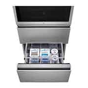 LG Frigorífico combi SIGNATURE (F, 1,79 metros, 387 litros, Puerta Instaview Door-in-Door, enfriamiento uniforme, apertura de puerta y cajones automática, Acabado en Acero Inoxidable), LSR200B