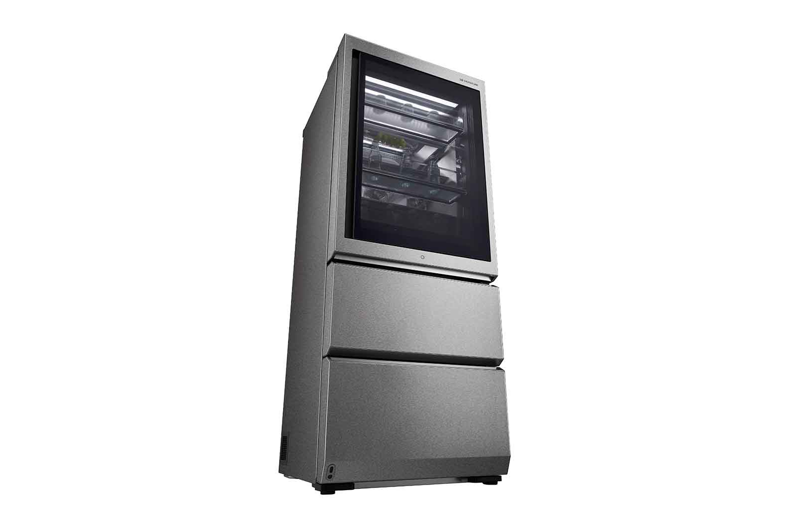 LG Frigorífico combi SIGNATURE (F, 1,79 metros, 387 litros, Puerta Instaview Door-in-Door, enfriamiento uniforme, apertura de puerta y cajones automática, Acabado en Acero Inoxidable), LSR200B