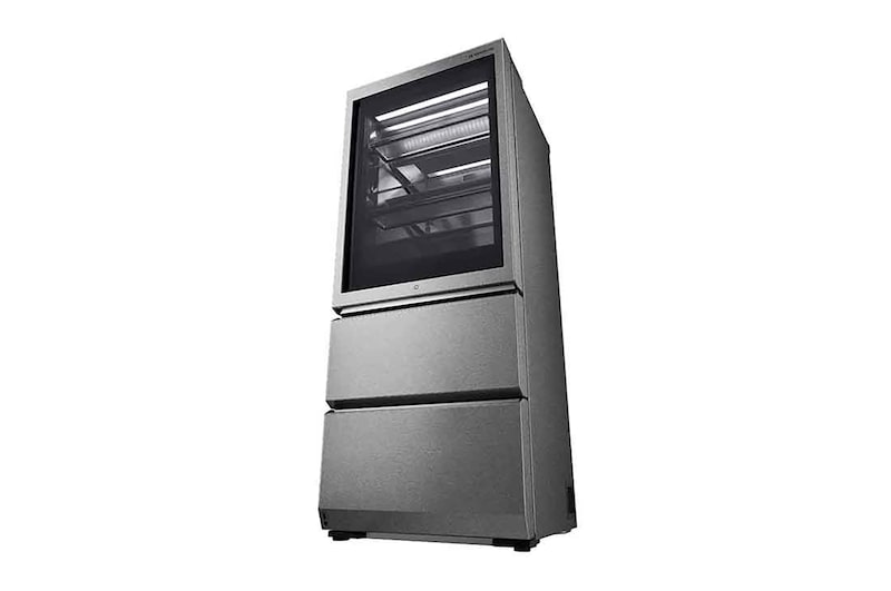 LG Frigorífico combi SIGNATURE (F, 1,79 metros, 387 litros, Puerta Instaview Door-in-Door, enfriamiento uniforme, apertura de puerta y cajones automática, Acabado en Acero Inoxidable), LSR200B