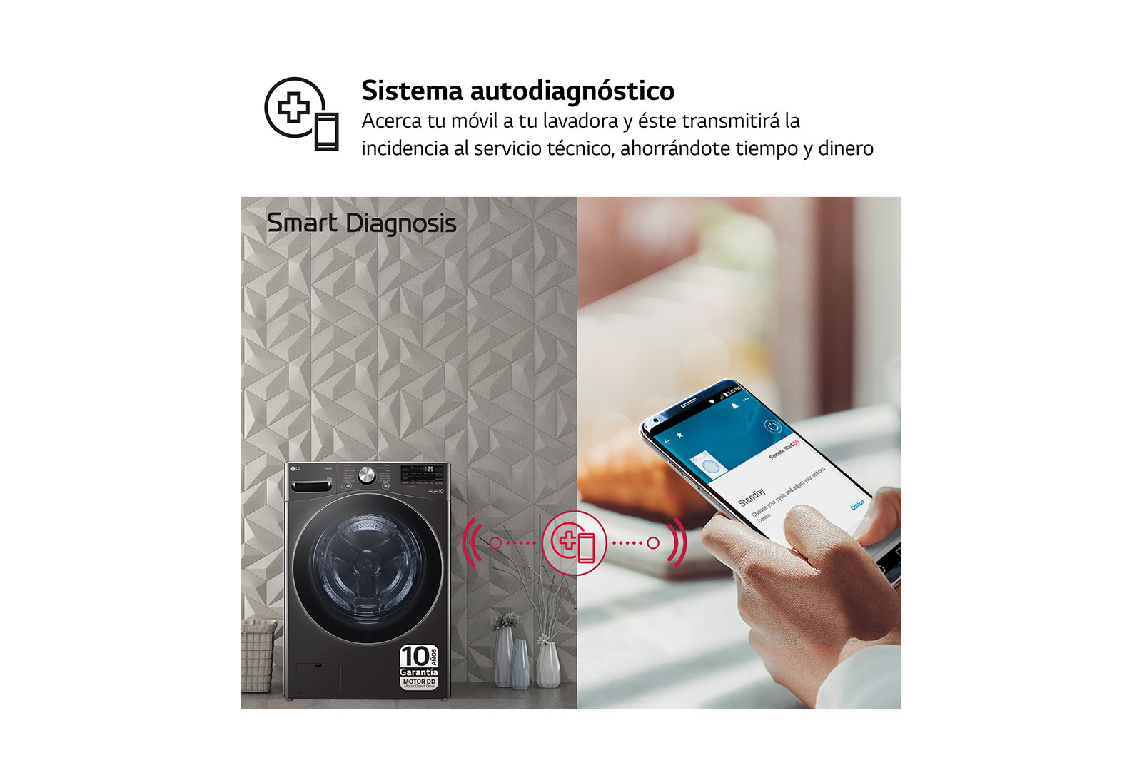 LG Lavadora inteligente AI Direct Drive. TurboWash 360º, 20kg ,  1000rpm B, Inox antihuellas, Serie XXL, F0P3CYV2E