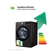 LG Lavadora inteligente AI Direct Drive. TurboWash 360º, 20kg ,  1000rpm B, Inox antihuellas, Serie XXL, F0P3CYV2E