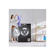 LG Lavadora inteligente AI Direct Drive. TurboWash 360º, 20kg ,  1000rpm B, Inox antihuellas, Serie XXL, F0P3CYV2E