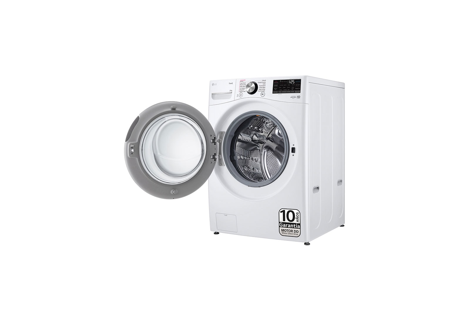 LG Lavadora inteligente AI Direct Drive. TurboWash 360º, 20kg ,  1000rpm B, Blanca, Serie XXL, F0P3CYV2W