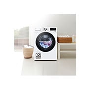 LG Lavadora inteligente AI Direct Drive. TurboWash 360º, 20kg ,  1000rpm B, Blanca, Serie XXL, F0P3CYV2W