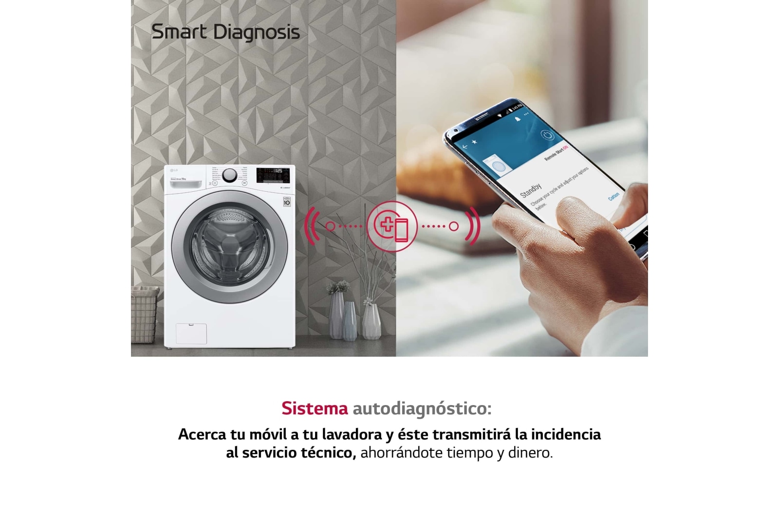 LG Lavadora Inverter Direct Drive 15 kg, E, Blanco, 1100rpm, Serie  XXL, F1P1CN4WC