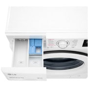 LG Lavadora AI Direct Drive con Vapor 7kg, 1200 Clasificación D, Blanca, Serie 300, F2WV3S70S3W