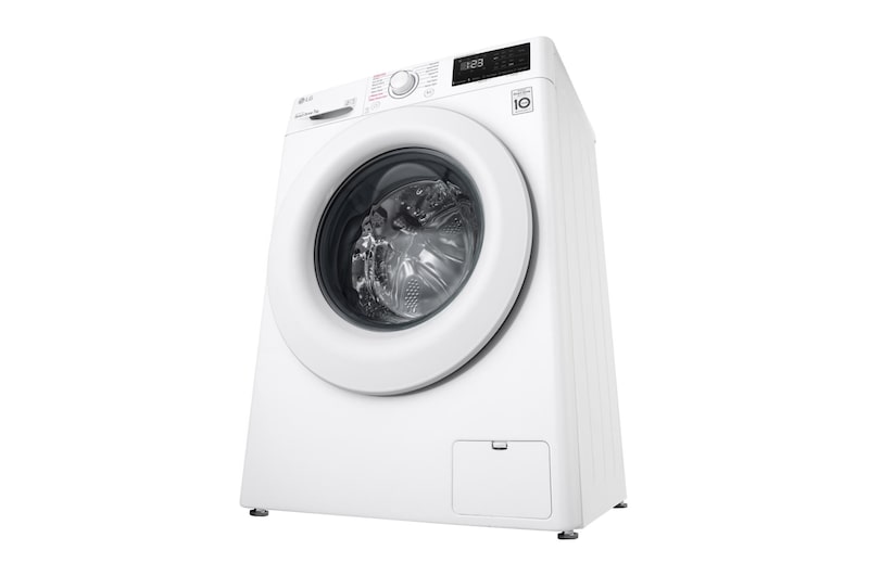 LG Lavadora AI Direct Drive con Vapor 7kg, 1200 Clasificación D, Blanca, Serie 300, F2WV3S70S3W