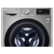 LG Lavadora inteligente AI Direct Drive 8,5kg, 1200rpm, Clasificación C, Inox antihuellas, Serie 500, F2WV5S85S2S