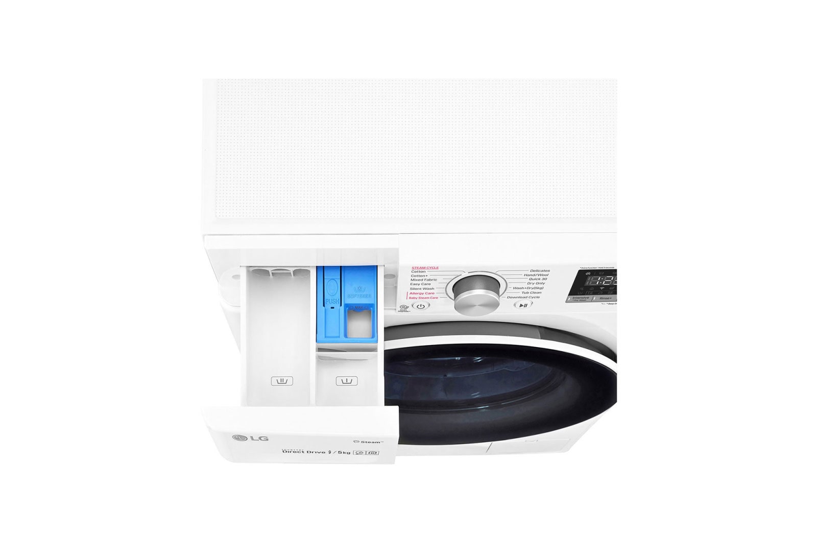 LG Lavasecadora inteligente AI Direct Drive 9/5kg, 1400rpm, Clasificación E, Blanca, Serie 400, F4DN4009S0W