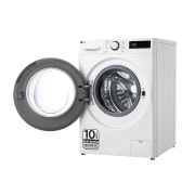 LG Lavasecadora inteligente AI Direct Drive TM, Vapor 9/6kg, 1400rpm, Un 10% más eficiente que A(lavado) /D(secado) Blanca, Serie 500 , F4DR5009A3W