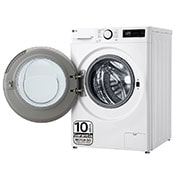 LG 9/6 kg y 1400 rpm Lavasecadora en Blanco, F4DR6009A1W