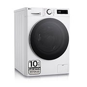 LG 9/6 kg y 1400 rpm Lavasecadora en Blanco, F4DR6009A1W