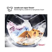 LG 9/6 kg y 1400 rpm Lavasecadora en Blanco, F4DR6009A1W