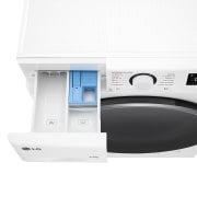 LG Lavasecadora inteligente AI Direct Drive TM, Turbowash 360º, 9/6kg, 1400rpm, Un 10% más eficiente que A(lavado) / D(secado) Blanca, Serie 600, F4DR6009A1W