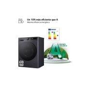 LG Lavasecadora inteligente AI Direct Drive<sup>TM</sup>, Turbowash 360º, 9/6kg, 1400rpm, Un 10% más eficiente que  A(lavado) / D(secado) Blanca, Serie 600, F4DR6009AGM