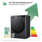 LG Lavasecadora inteligente AI Direct Drive TM, Turbowash 360º, 10/6kg, 1400rpm, Un 10% más eficiente que  A(lavado) / D(secado) Blanca, Serie 600, F4DR6010AGM