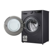 LG Lavasecadora inteligente AI Direct Drive TM, Turbowash 360º, 10/6kg, 1400rpm, Un 10% más eficiente que  A(lavado) / D(secado) Blanca, Serie 600, F4DR6010AGM