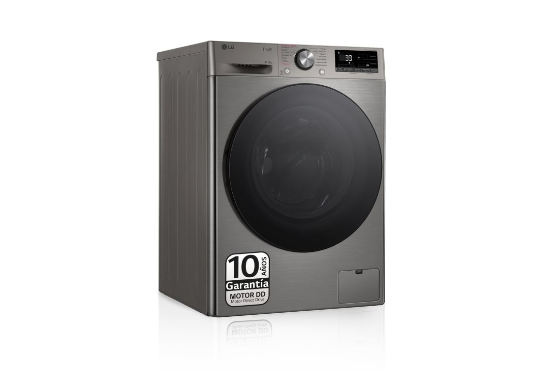 LG Lavasecadora inteligente AI Direct Drive TM, Turbowash 360º, 11/6kg, 1400rpm,  Un 10% más eficiente que  A(lavado) /D(secado) Blanca, Serie 700, F4DR7011AGS