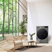 LG Lavasecadora inteligente AI Direct Drive TM, Turbowash 360º, 11/6kg, 1400rpm,  Un 10% más eficiente que  A(lavado) /D(secado) Blanca, Serie 700, F4DR7011AGS