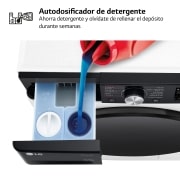 LG Lavasecadora inteligente AI Direct Driveᵀᴹ, Turbowash 360º, Autodosificación 10/6kg, 1400rpm,  Un 10% más eficiente que  A(lavado) /D(secado) Blanca, Serie 750, F4DR7510AGW