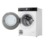 LG Lavasecadora inteligente AI Direct Driveᵀᴹ, Turbowash 360º, Autodosificación 10/6kg, 1400rpm,  Un 10% más eficiente que  A(lavado) /D(secado) Blanca, Serie 750, F4DR7510AGW