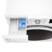 LG Lavasecadora inteligente AI Direct Drive™, con Vapor 8/6kg, 1400rpm, Clasificación B(lavado)/E(secado) Blanca, Serie 310, F4DV3108S0W