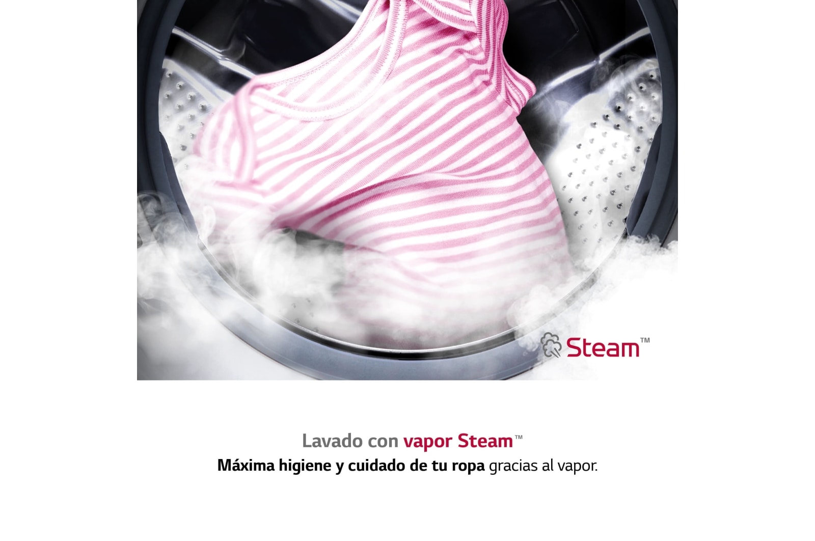 LG Lavasecadora inteligente  AI Direct Drive™,  con Vapor  9/6kg, 1400rpm,  Clasificación B(lavado)/E(secado) Blanca, Serie 310, F4DV3109S2W