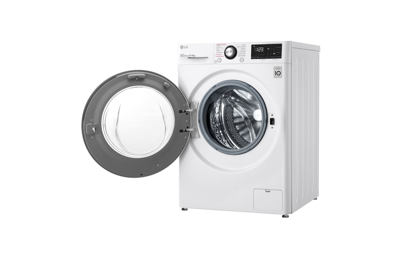 LG Lavasecadora inteligente  AI Direct Drive™,  con Vapor  9/6kg, 1400rpm,  Clasificación B(lavado)/E(secado) Blanca, Serie 310, F4DV3109S2W