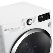 LG Lavasecadora inteligente  AI Direct Drive™,  con Vapor  9/6kg, 1400rpm,  Clasificación B(lavado)/E(secado) Blanca, Serie 310, F4DV3109S2W