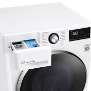 LG Lavasecadora inteligente  AI Direct Drive™,  con Vapor  9/6kg, 1400rpm,  Clasificación B(lavado)/E(secado) Blanca, Serie 310, F4DV3109S2W