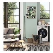 LG Lavasecadora inteligente AI Direct Drive 9/6kg, 1400rpm, Clasificación E, Blanca, Serie 500, F4DV5009S1W