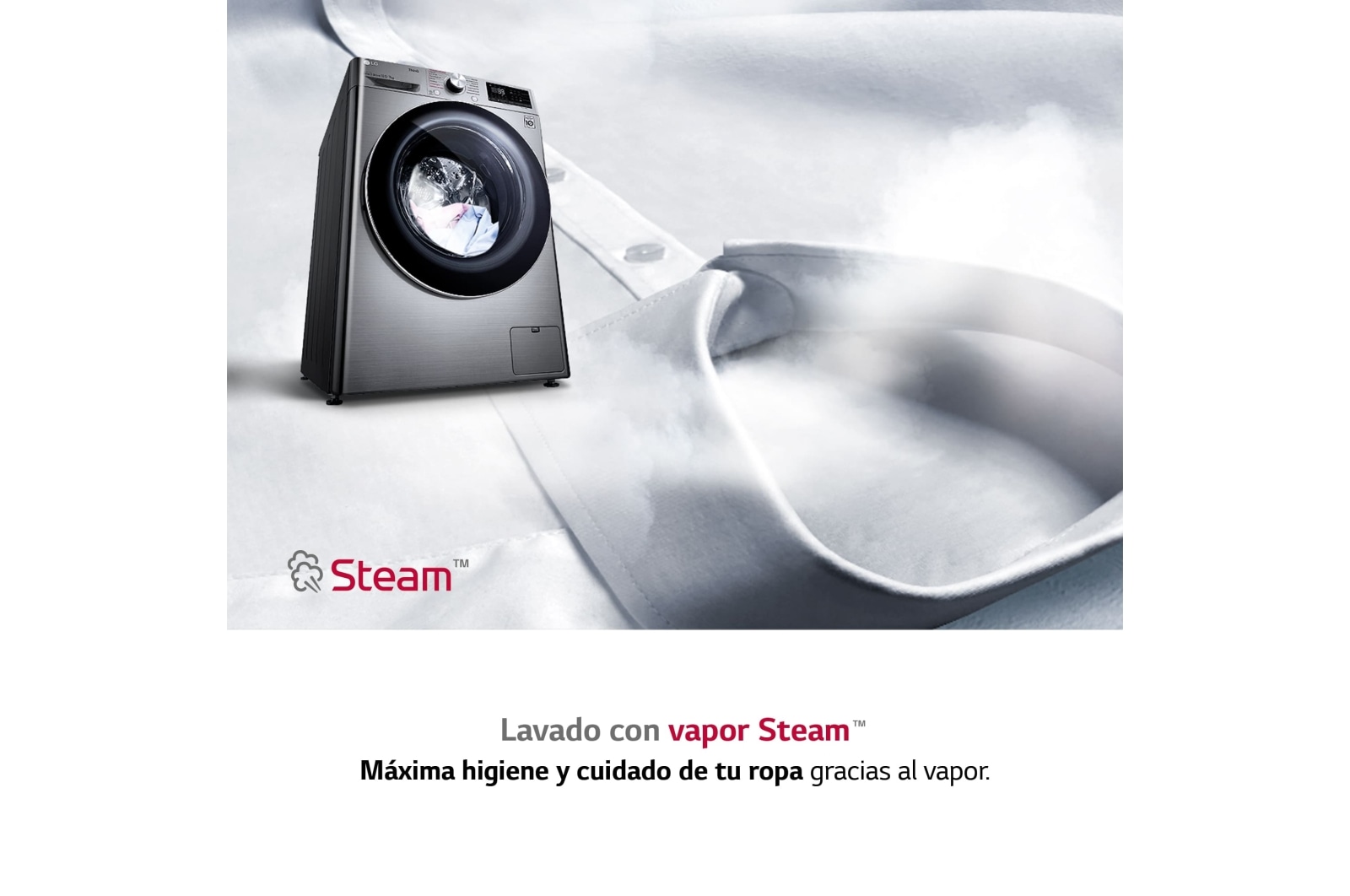 LG Lavasecadora inteligente AI Direct Drive 10,5/7kg, 1400rpm, Clasificación A(lavado)/E(secado), Inox antihuellas, Serie 700, F4DV7010S2S