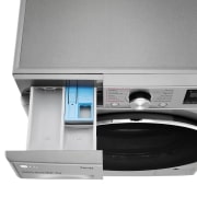 LG Lavasecadora inteligente AI Direct Drive 10,5/7kg, 1400rpm, Clasificación A(lavado)/E(secado), Inox antihuellas, Serie 700, F4DV7010S2S