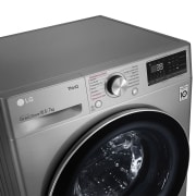 LG Lavasecadora inteligente AI Direct Drive 10,5/7kg, 1400rpm, Clasificación A(lavado)/E(secado), Inox antihuellas, Serie 700, F4DV7010S2S