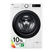 LG Lavadora inteligente AI Direct Drive,  Vapor,  10kg ,  1400rpm Un 10% más eficiente que A, Serie 500, F4WR5010A6W