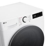 LG Lavadora inteligente AI Direct Drive. TurboWash 360º, Vapor,  10kg ,  1400rpm Un 10% más eficiente que A, Serie 600, F4WR6010A1W