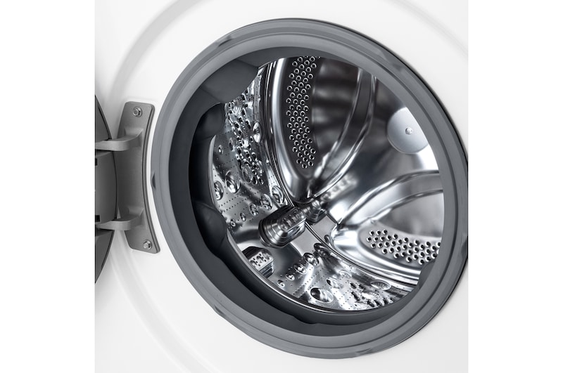 LG Lavadora inteligente AI Direct Drive. TurboWash 360º, Vapor, 11kg , 1400rpm Un 10% más eficiente que A, Serie 600, F4WR6011AGW