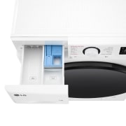 LG Lavadora inteligente AI Direct Drive. TurboWash 360º, Vapor, 11kg , 1400rpm Un 10% más eficiente que A, Serie 600, F4WR6011AGW