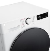 LG Lavadora inteligente AI Direct Drive. TurboWash 360º, Vapor, 11kg , 1400rpm Un 10% más eficiente que A, Serie 600, F4WR6011AGW