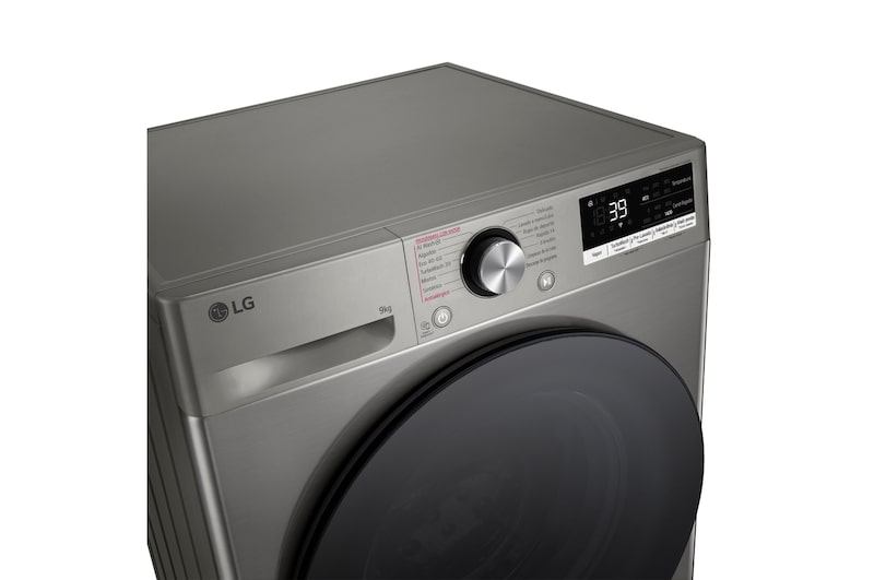 LG Lavadora inteligente AI Direct Drive. TurboWash 360º, Vapor+, 9kg , 1400rpm Un 10% más eficiente que A, Serie 700, F4WR7009AGS