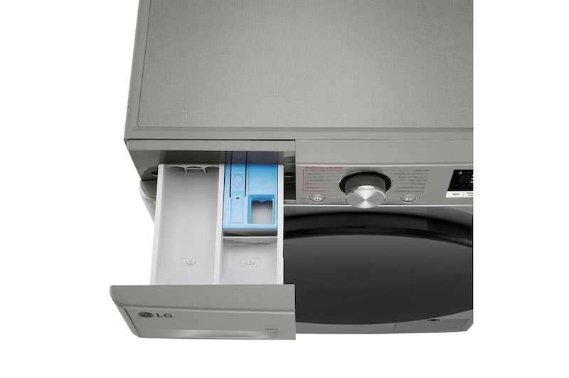 LG Lavadora inteligente AI Direct Drive. TurboWash 360º, Vapor+, 10kg , 1400rpm Un10% más eficiente que A, Serie 700, F4WR7010AGS