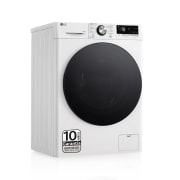 LG Lavadora 10kg , 1400rpm Un 10% más eficiente que A, TurboWash 360º- Steam +, F4WR7010AGW.OBSEXC