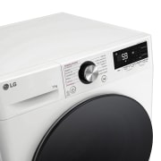 LG Lavadora inteligente AI Direct Drive. TurboWash 360º, Vapor+,  11kg ,  1400rpm Un 10% más eficiente que A, Serie 700, F4WR7011AGW